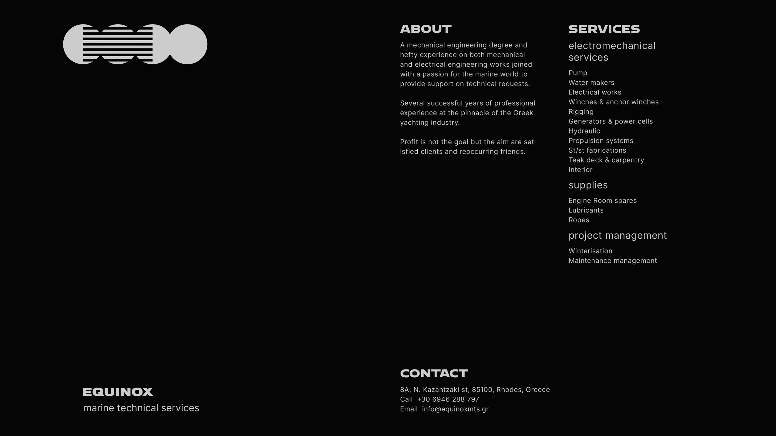 Menu on Board